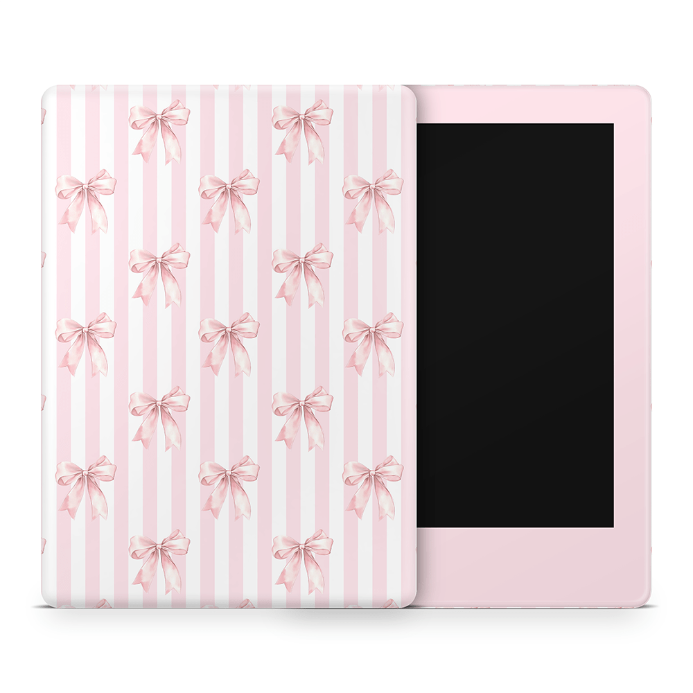 Blush Bows Amazon Kindle Skins