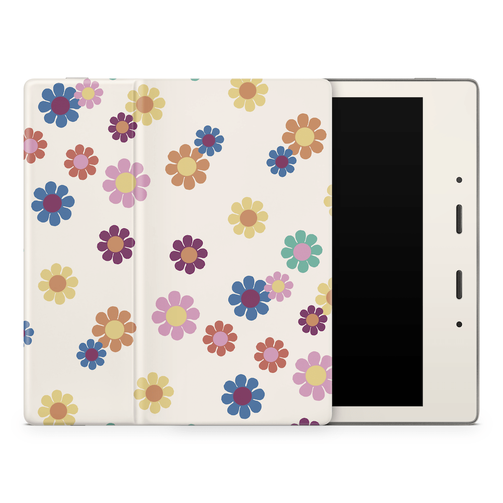 Rainbow Daisies Amazon Kindle Skins