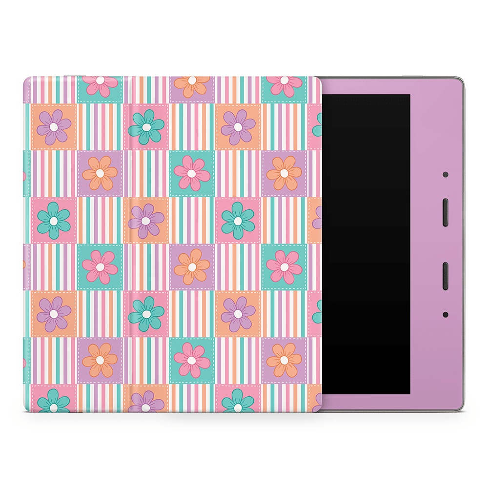 Daisy Patchwork Amazon Kindle Skins