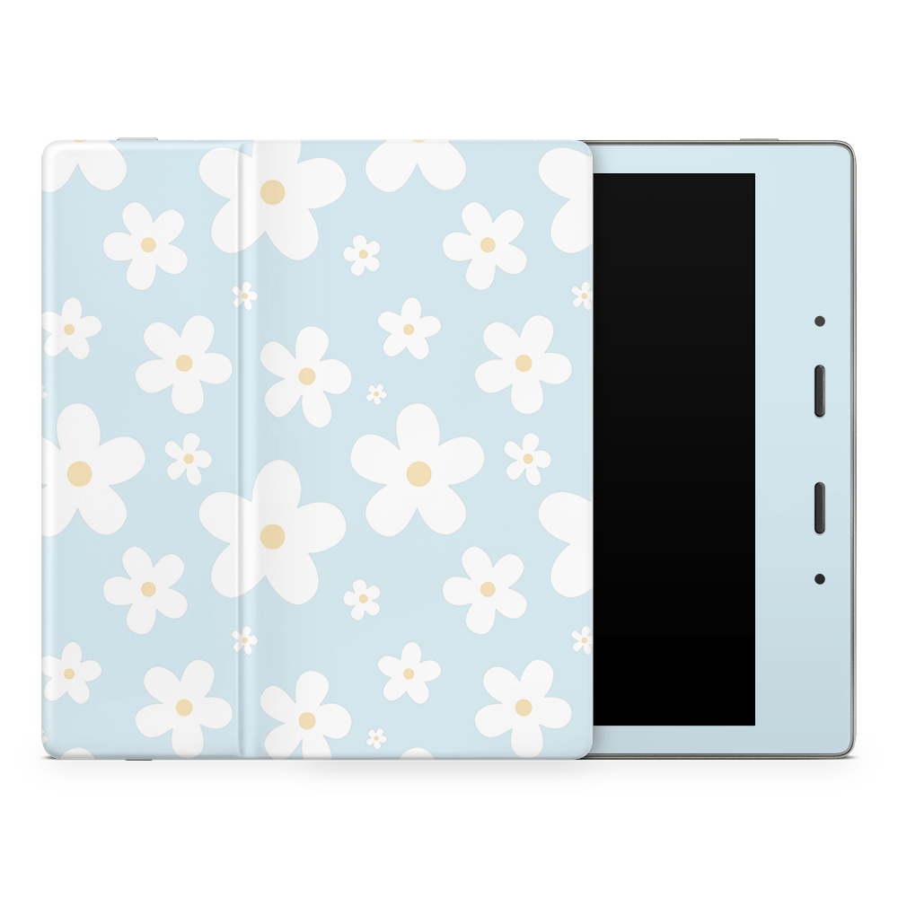 Serene Daisies Amazon Kindle Skins