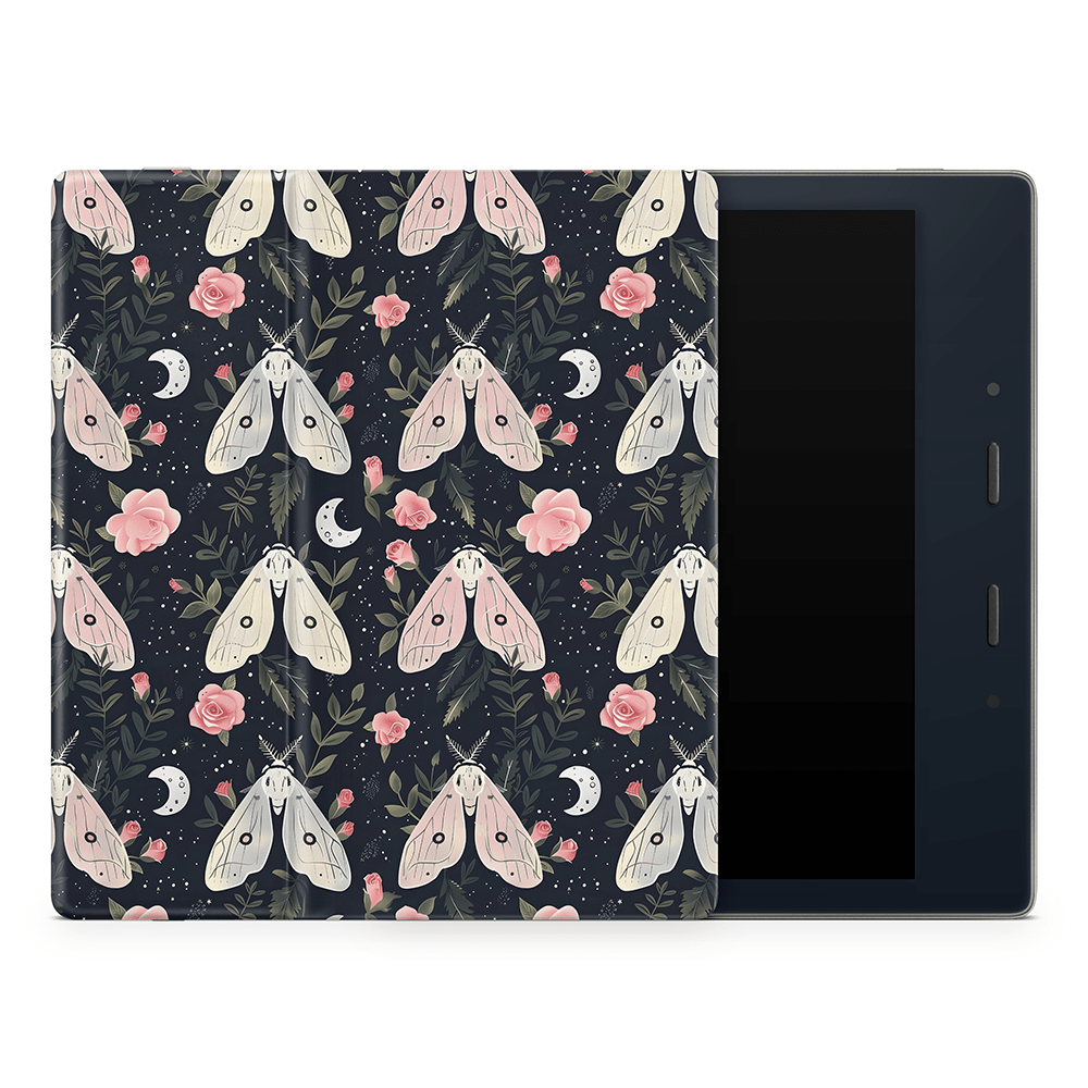 Gentle Moths Amazon Kindle Skins