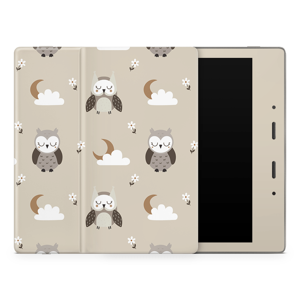 Midnight Owls Amazon Kindle Skins