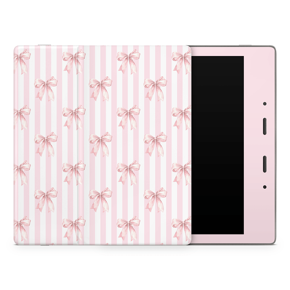 Blush Bows Amazon Kindle Skins