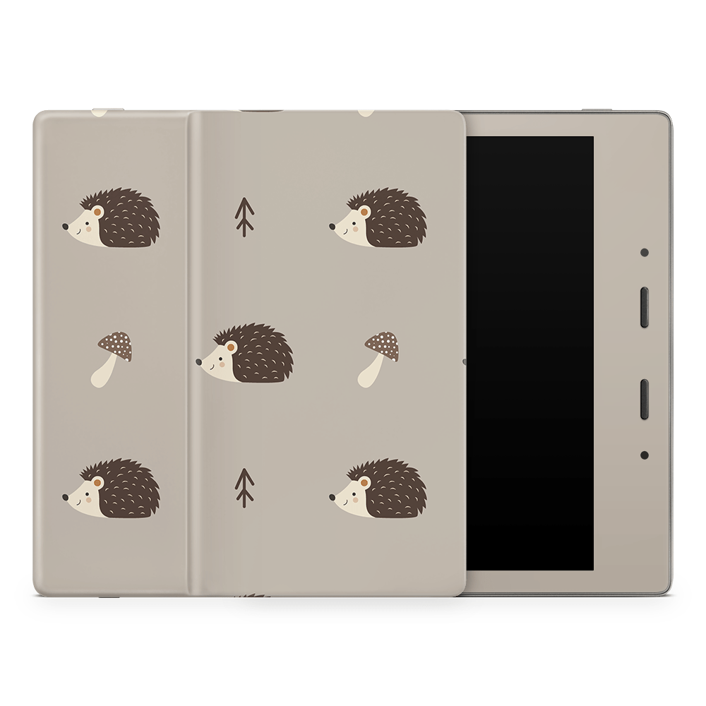 Woodsy Hedgehogs Amazon Kindle Skins