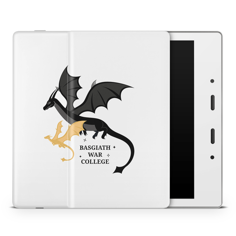 Basgiath War College (Light Grey) Kindle Skins | Fourth Wing Officially Licensed