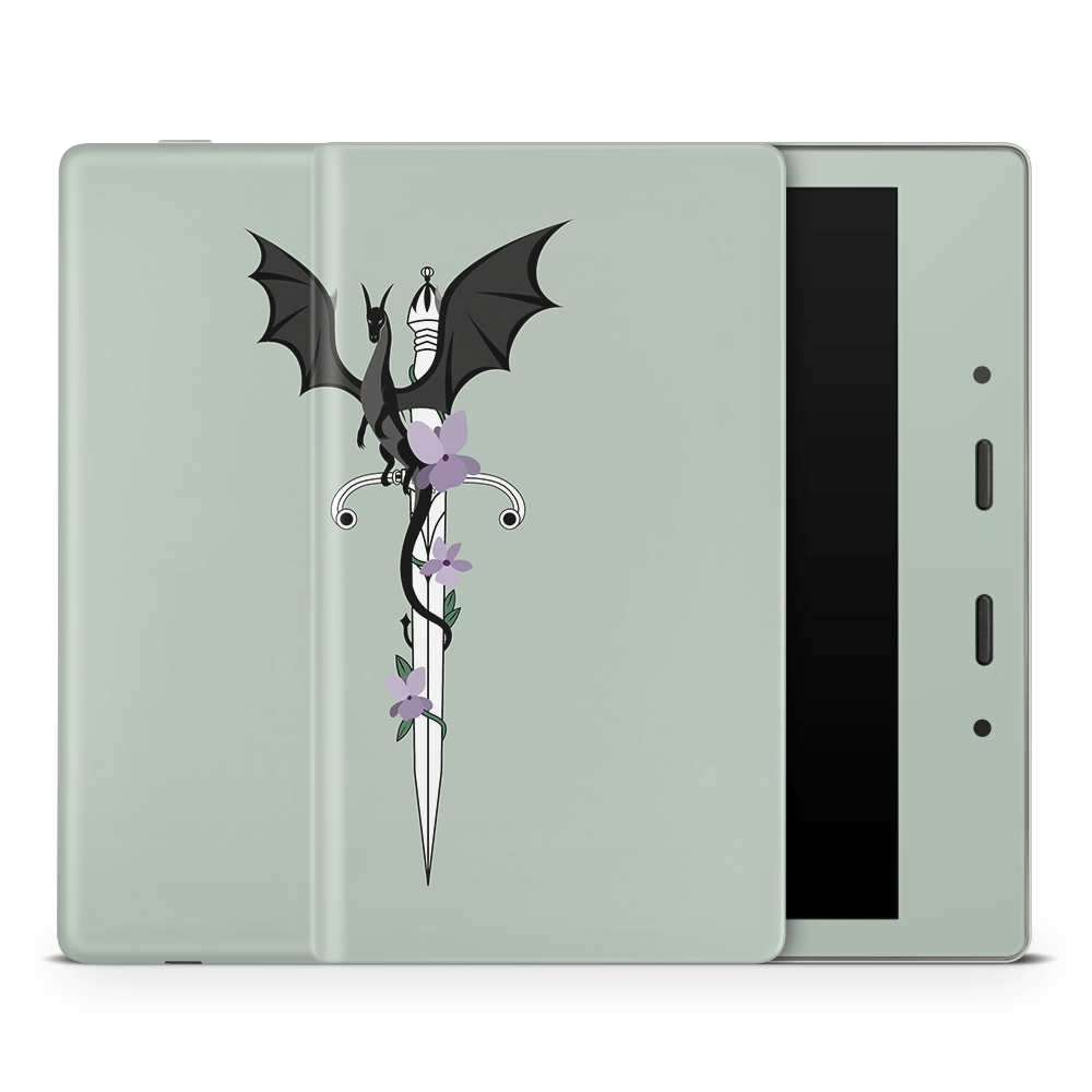 Violet's Dagger (Green) Kindle Skins | Fourth Wing Officially Licensed