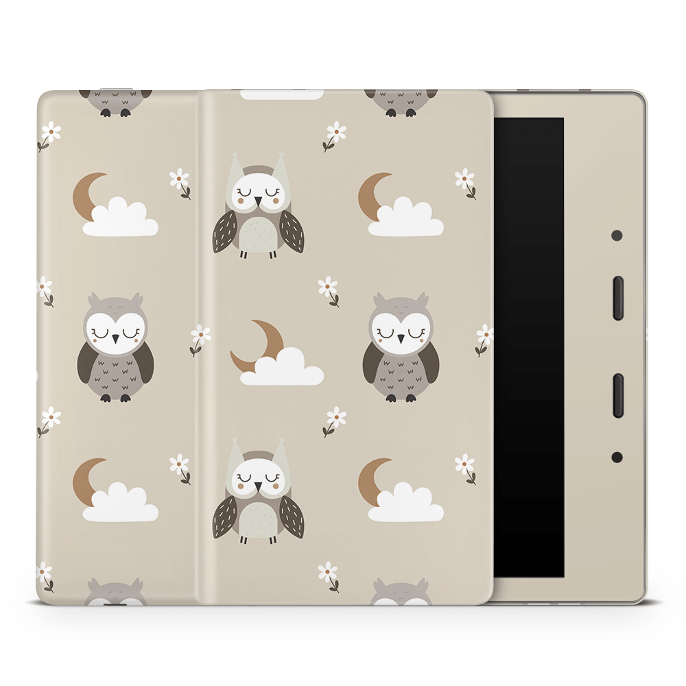 Midnight Owls Amazon Kindle Skins