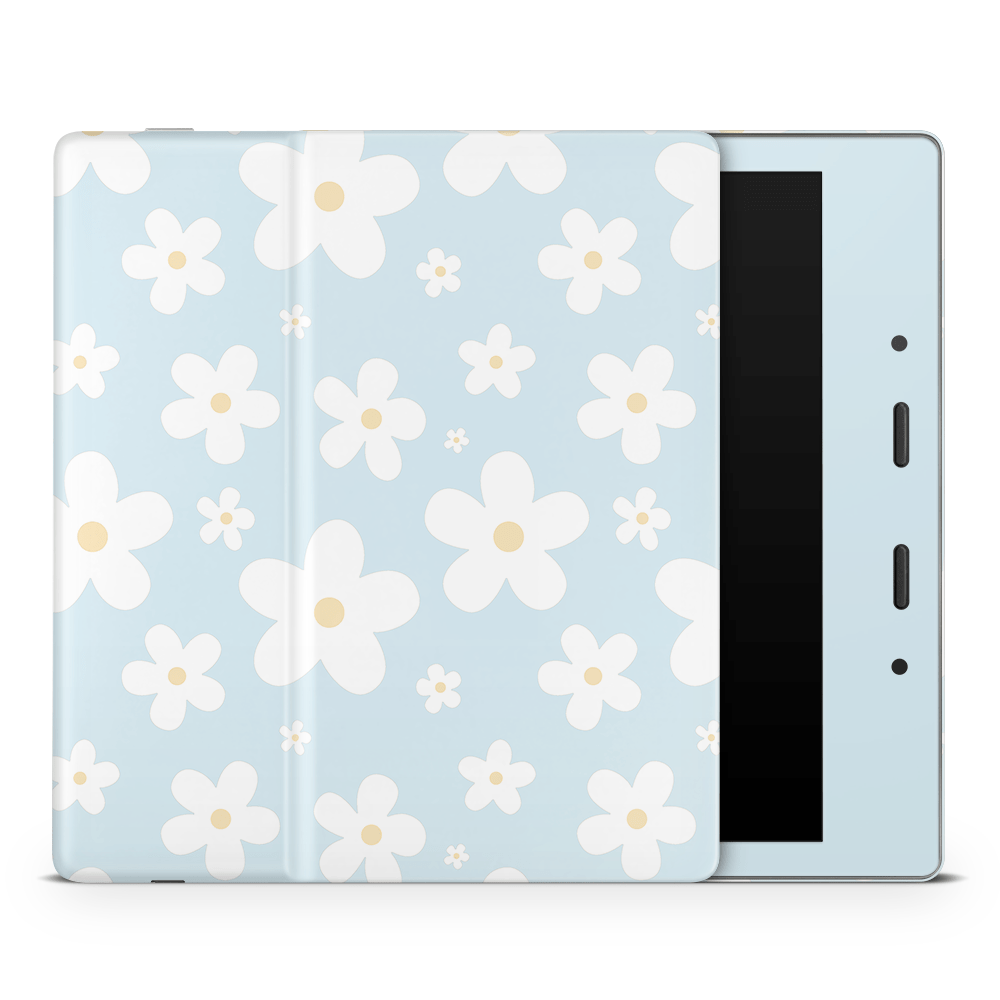 Serene Daisies Amazon Kindle Skins