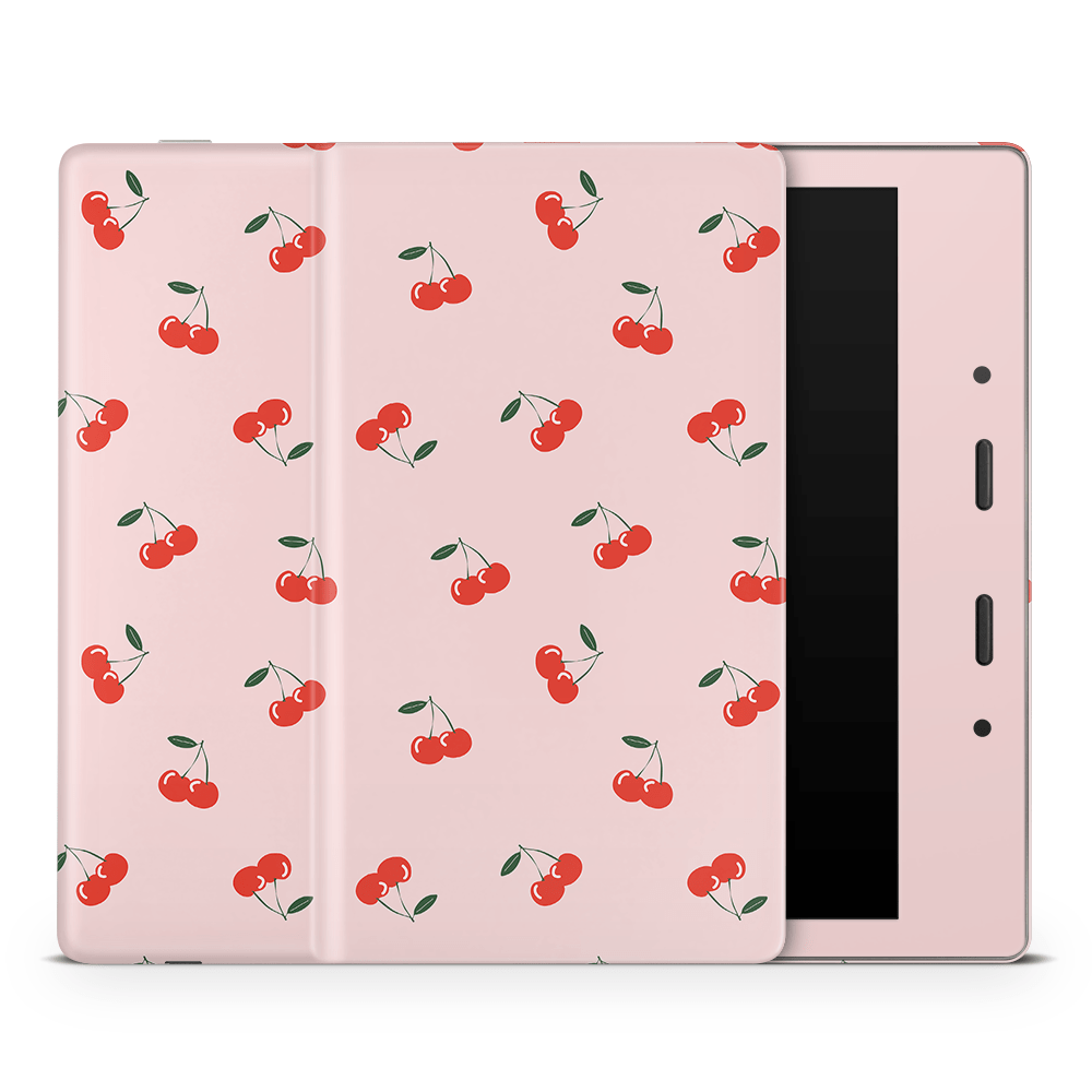 Ruby Cherries Amazon Kindle Skins