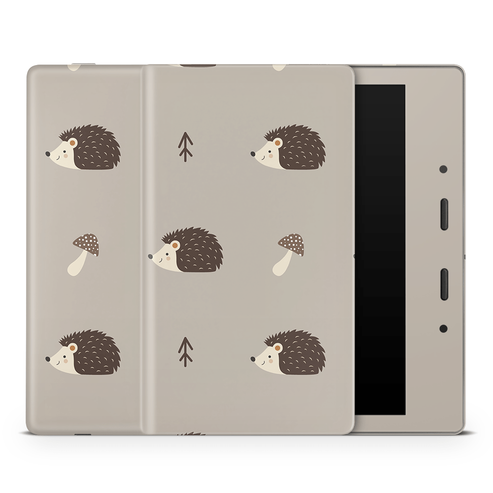 Woodsy Hedgehogs Amazon Kindle Skins