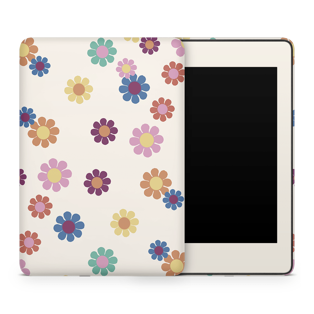 Rainbow Daisies Amazon Kindle Skins