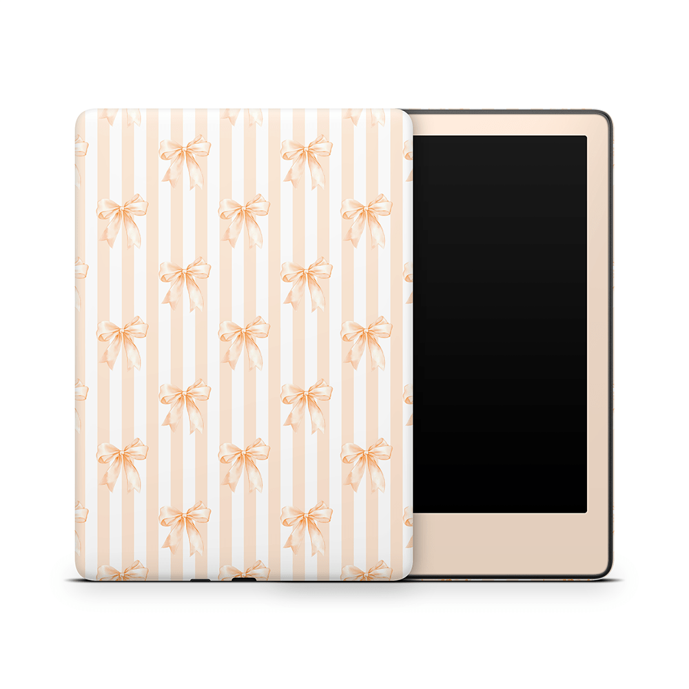 Apricot Bows Amazon Kindle Skins