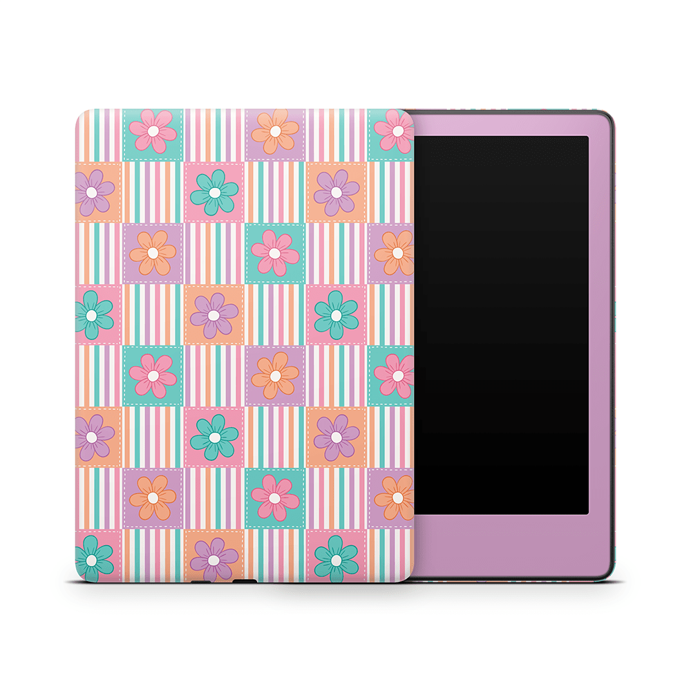 Daisy Patchwork Amazon Kindle Skins