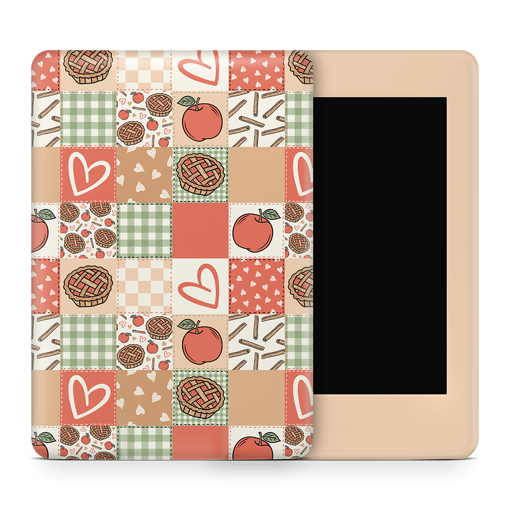 Cozy Pie Patchwork Amazon Kindle Skins