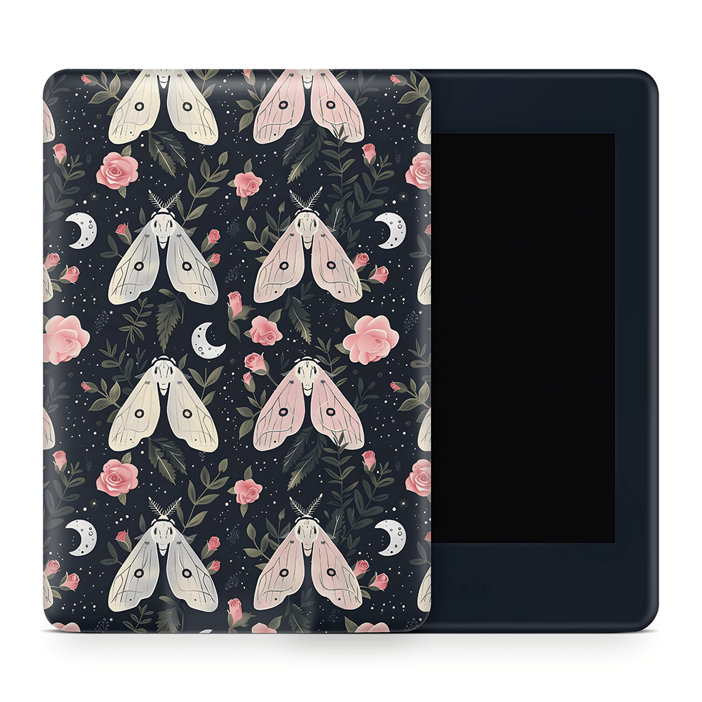 Gentle Moths Amazon Kindle Skins