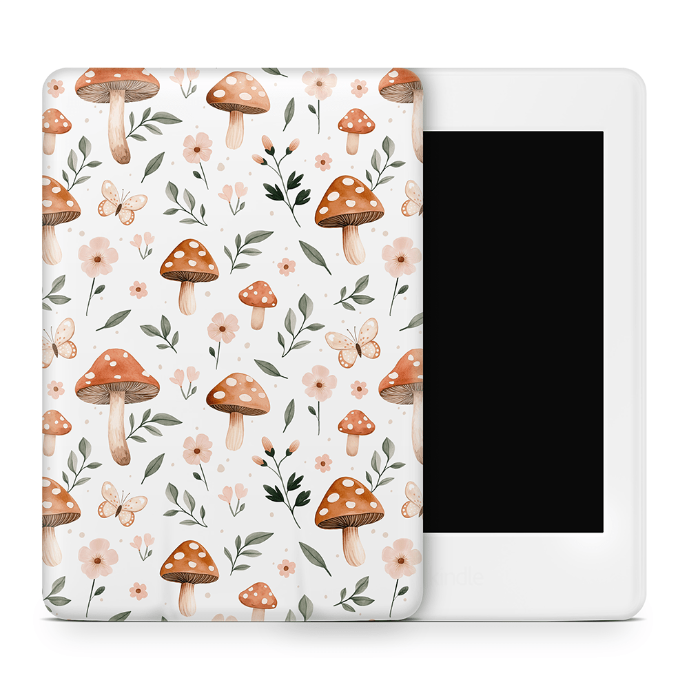 Spring Mushies Amazon Kindle Skins