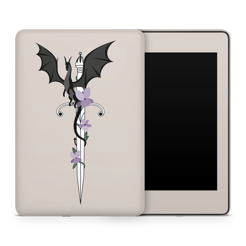 Violet's Dagger (Beige) Kindle Skins | Fourth Wing Officially Licensed