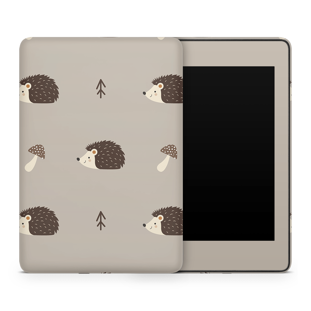 Woodsy Hedgehogs Amazon Kindle Skins