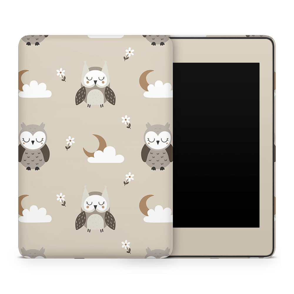 Midnight Owls Amazon Kindle Skins