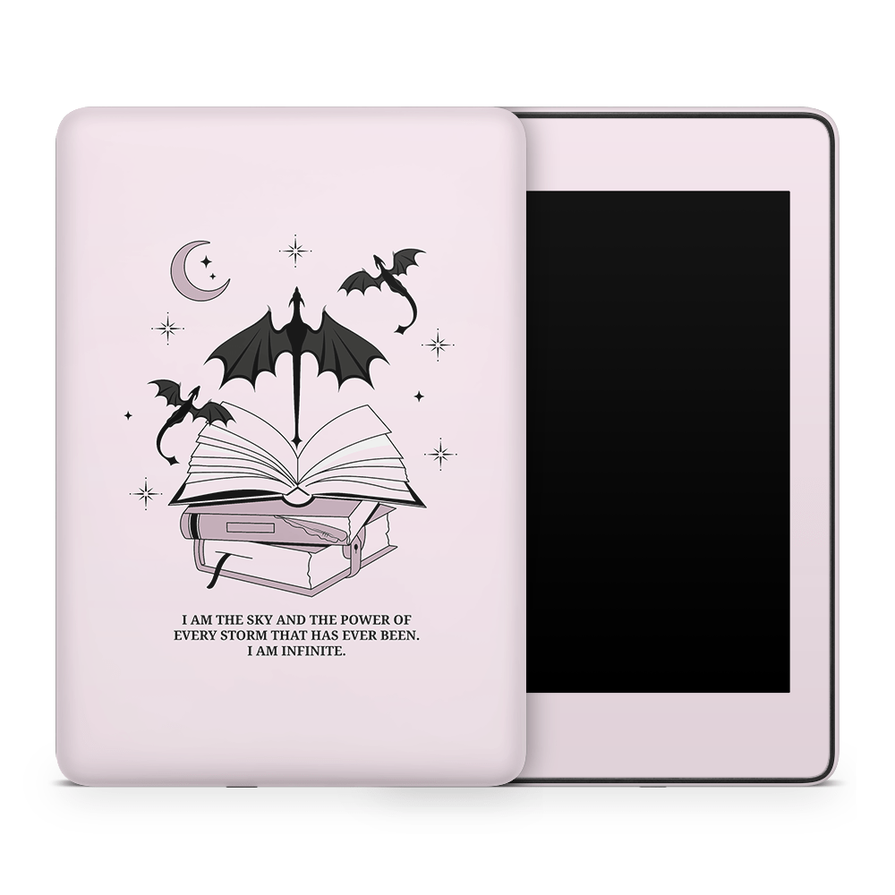 I Am Infinite (Pink) Kindle Skins | Fourth Wing Officially Licensed