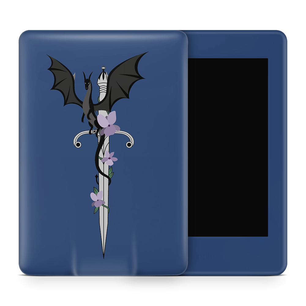 Violet's Dagger (Navy) Kindle Skins | Fourth Wing Officially Licensed