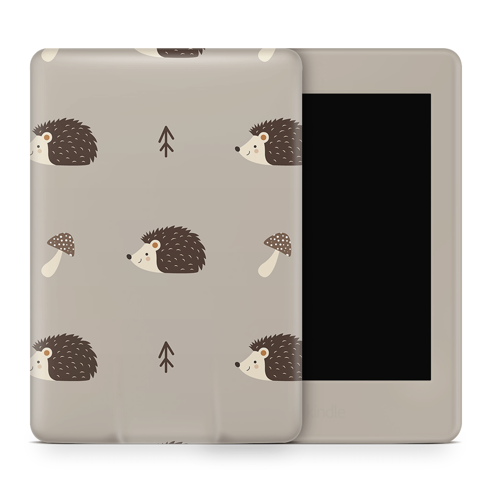 Woodsy Hedgehogs Amazon Kindle Skins