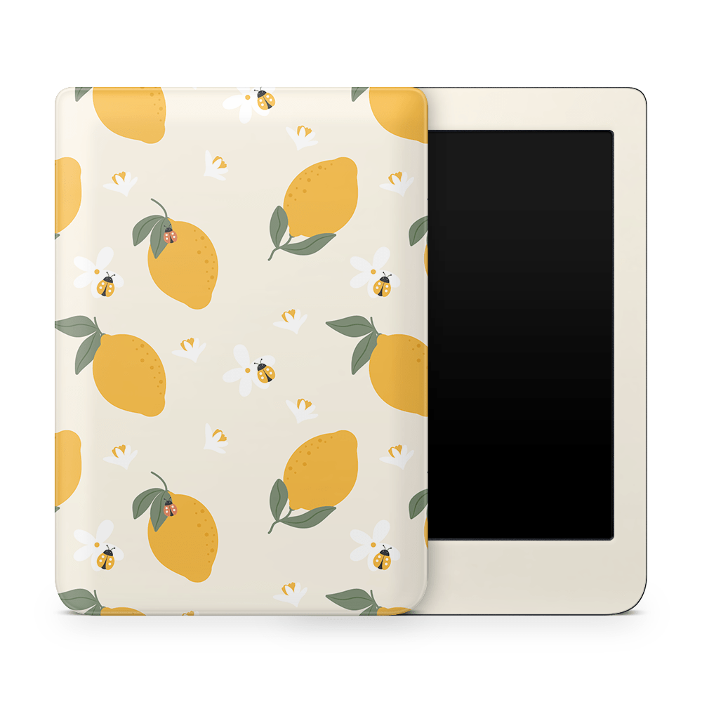 Zesty Lemons Beige Kobo Skins