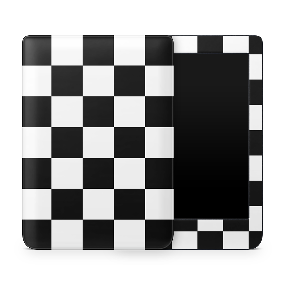 Black Checkered Kobo Skins