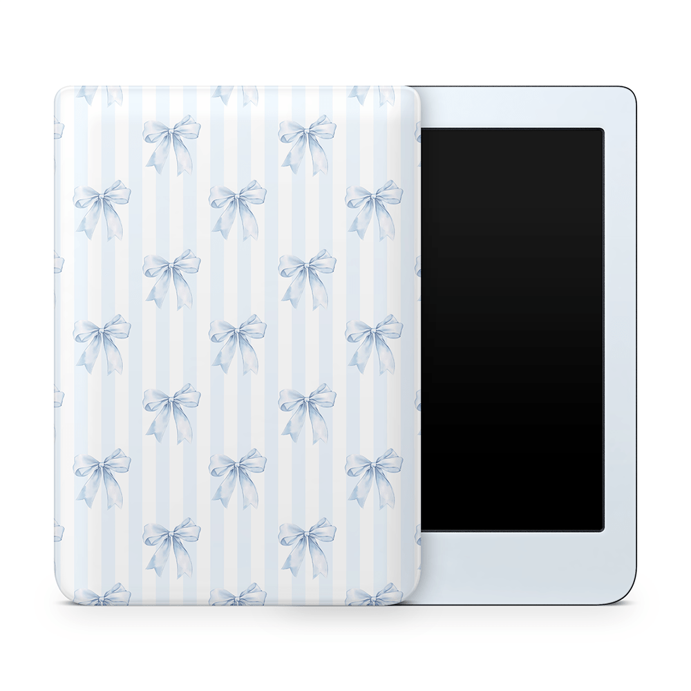Sky Blue Bows Kobo Skins
