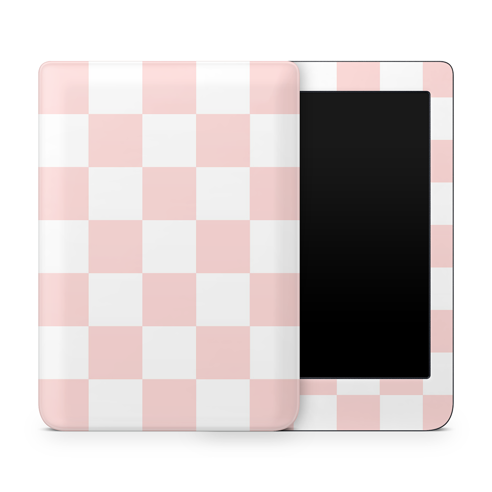 Pink Checkered Kobo Skins