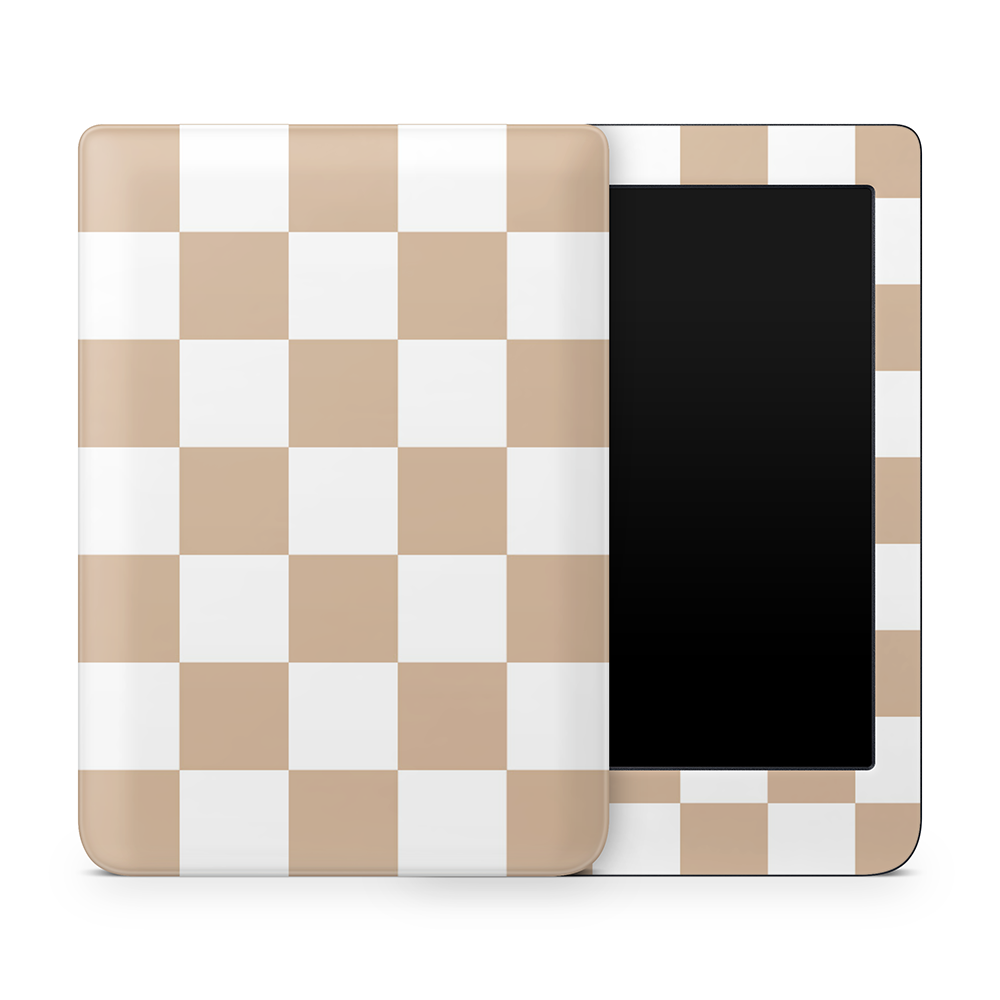 Espresso Checkered Kobo Skins