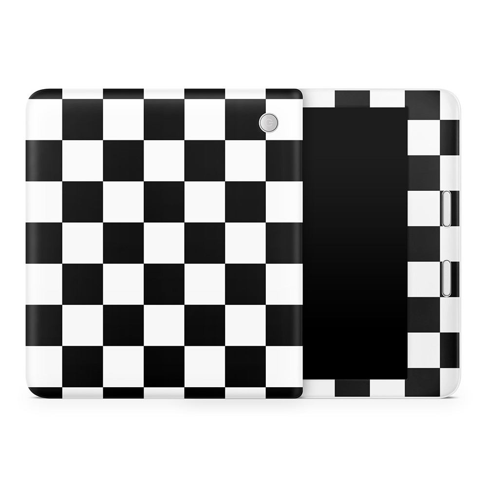 Black Checkered Kobo Skins