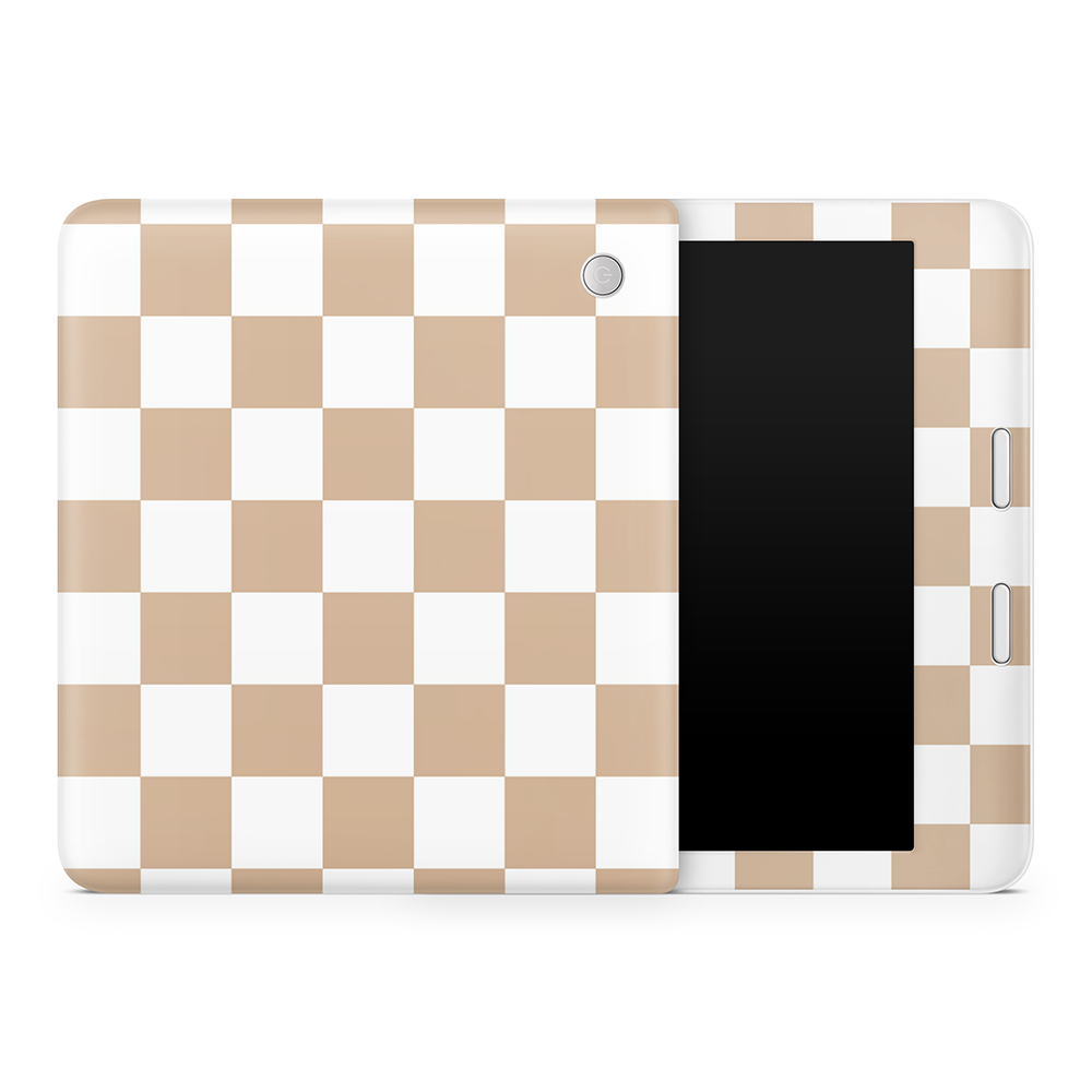 Espresso Checkered Kobo Skins