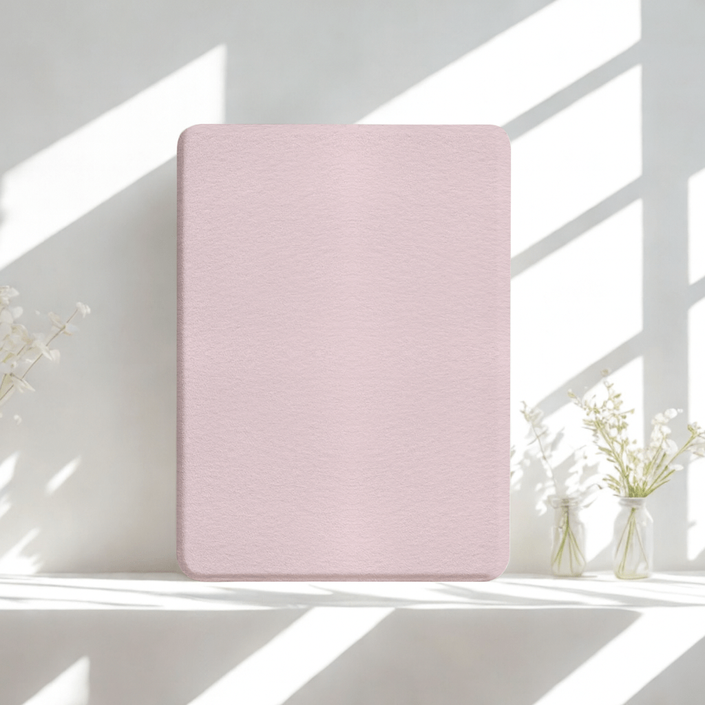 Baby Pink Kindle Case | Built in Hand Strap & Back Magnets