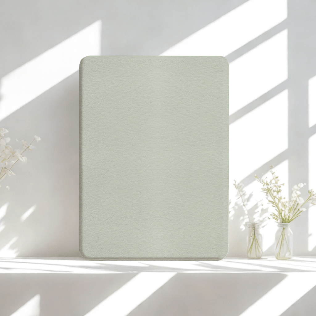 Sage Green Kindle Case | Built in Hand Strap & Back Magnets