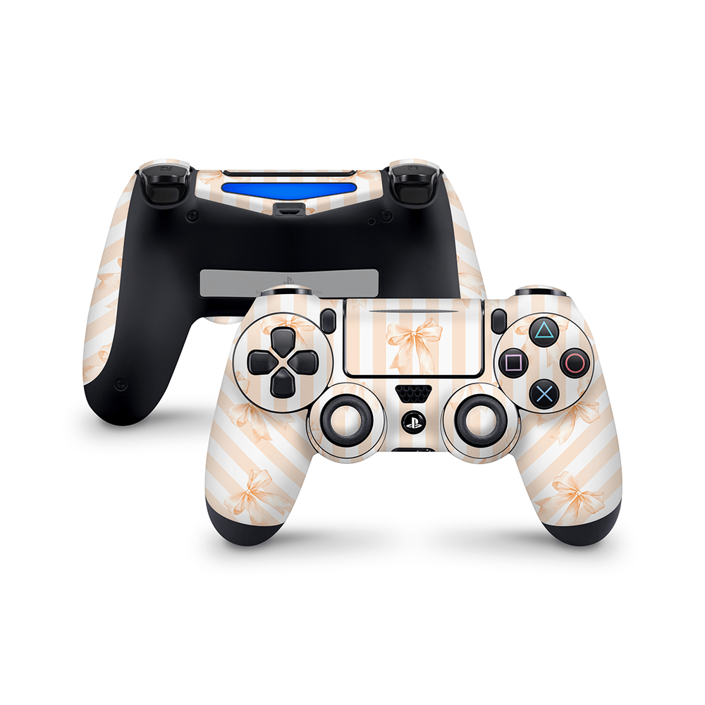 Apricot Bows PS4 DualShock Controller Skin