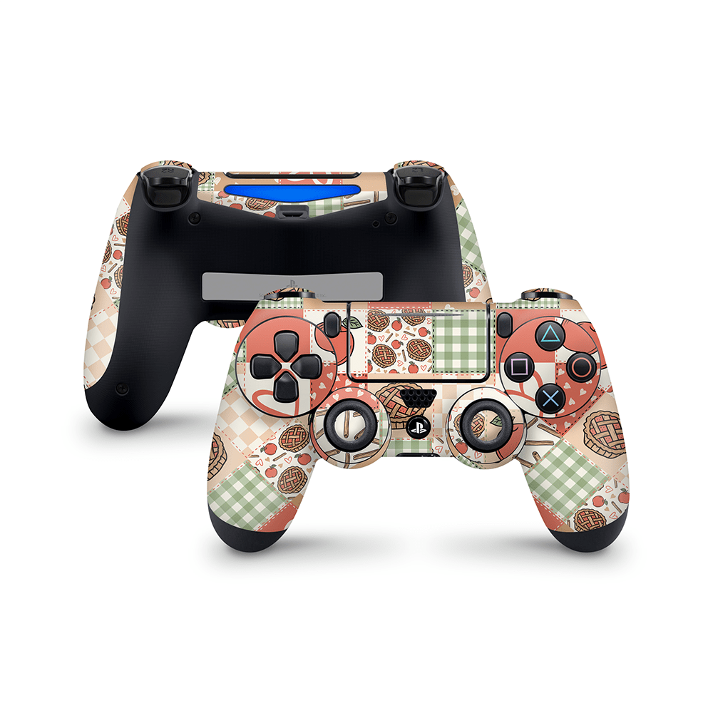 Cozy Pie Patchwork PS4 DualShock Controller Skin