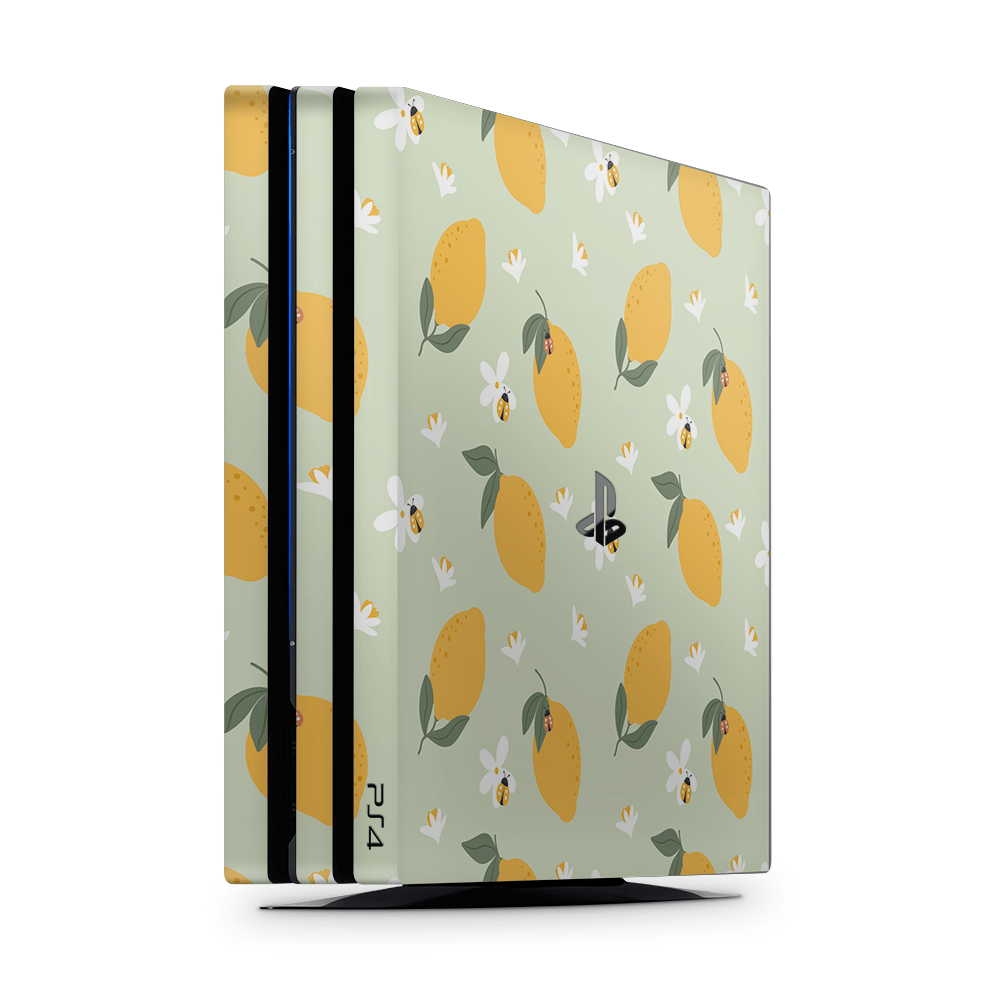 Zesty Lemons Green PS4 | PS4 Pro | PS4 Slim Skins