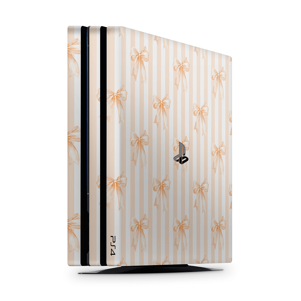 Apricot Bows PS4 | PS4 Pro | PS4 Slim Skins