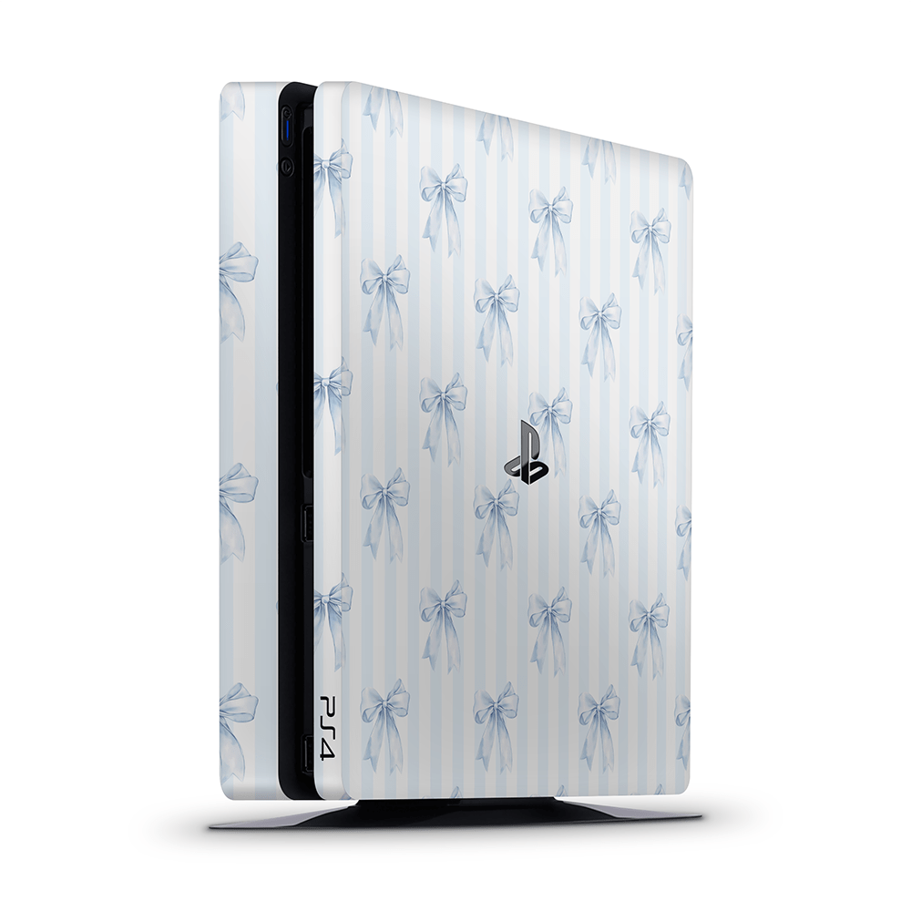 Sky Blue Bows PS4 | PS4 Pro | PS4 Slim Skins