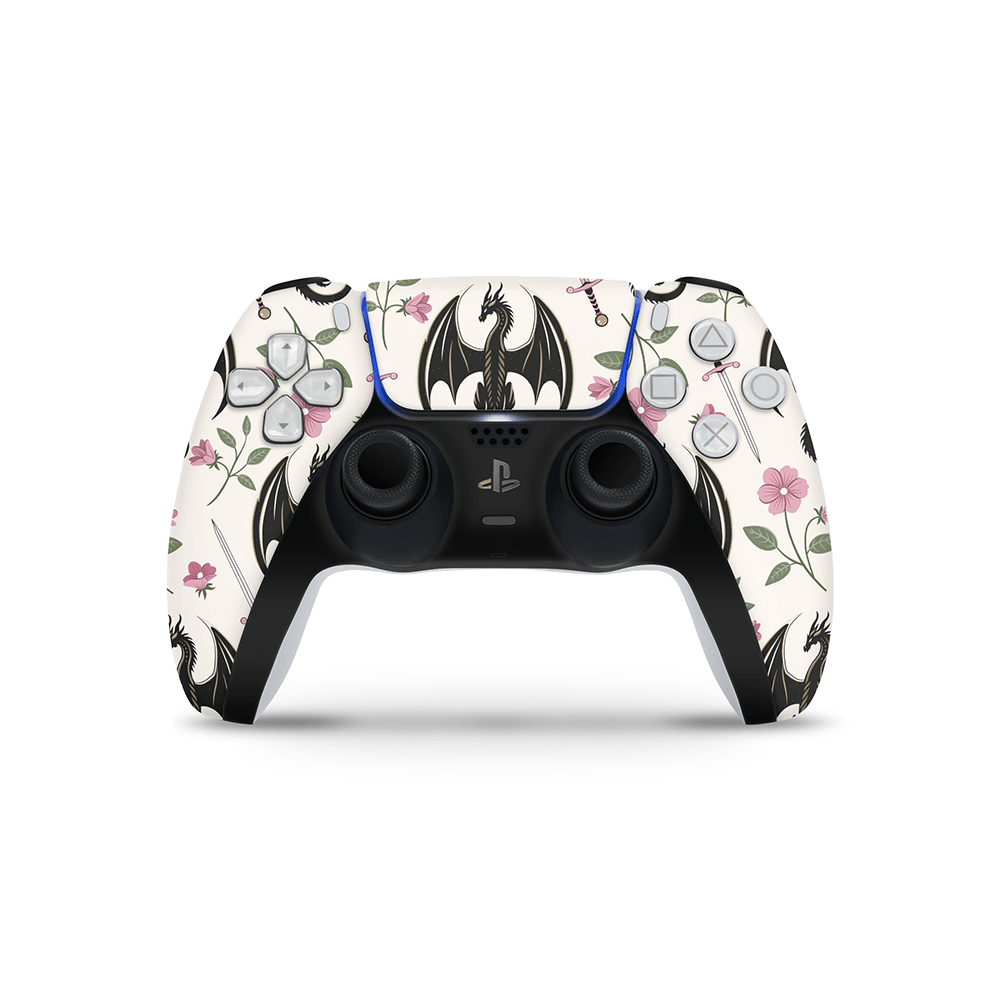 Emberpetal Dragons PS5 Controller Skin