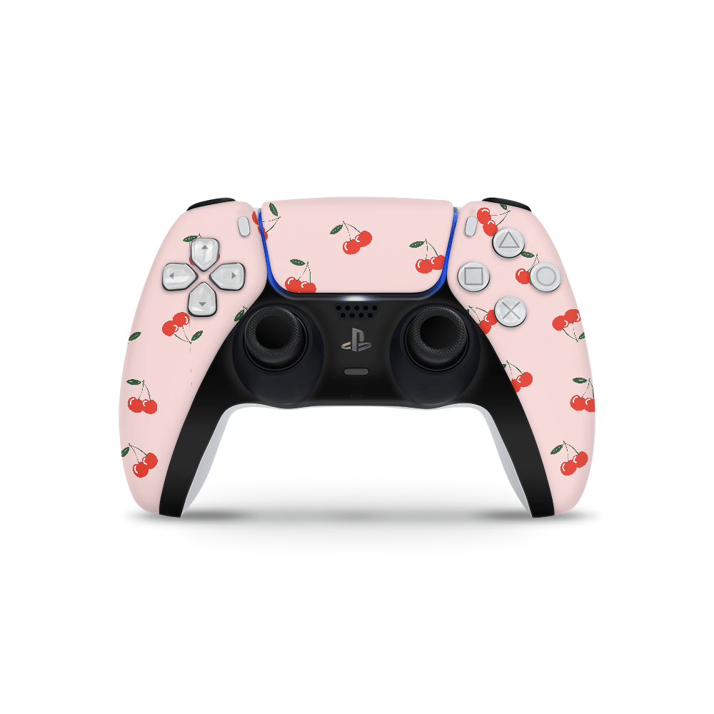 Ruby Cherries PS5 Controller Skin