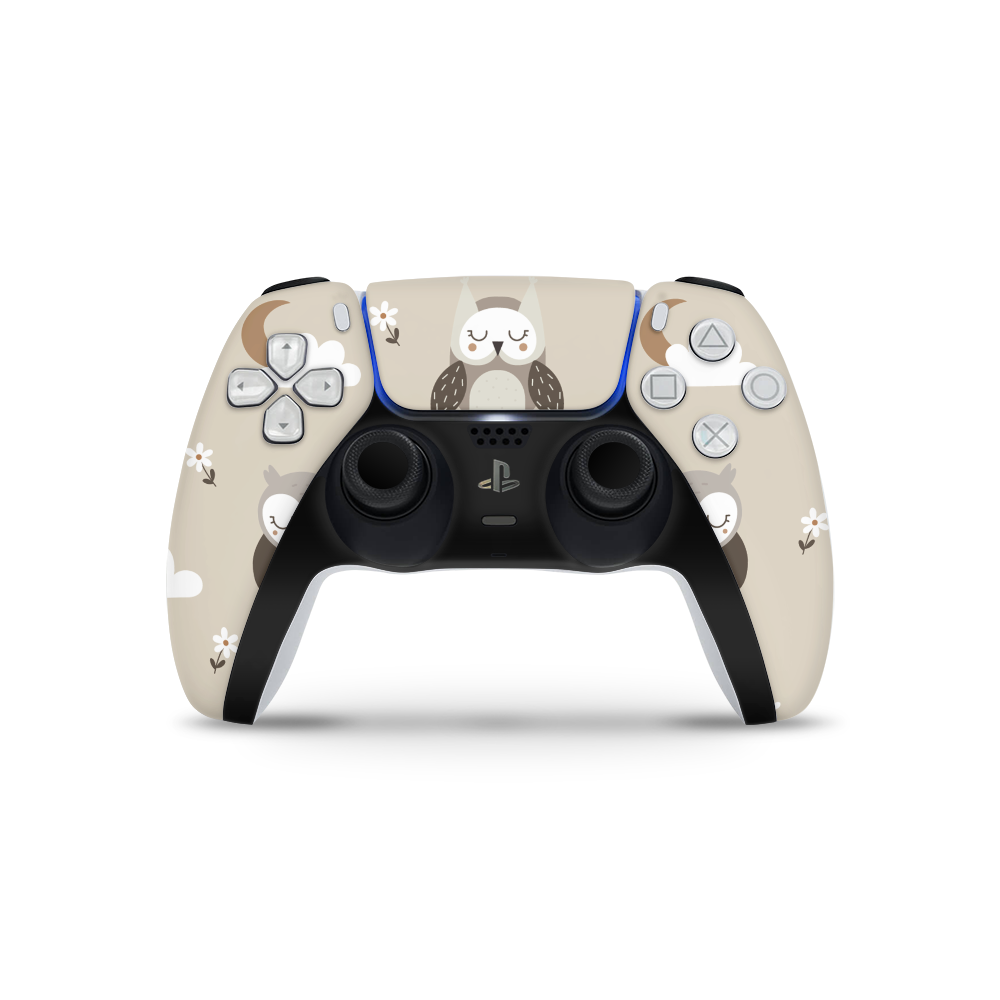 Midnight Owls PS5 Controller Skin