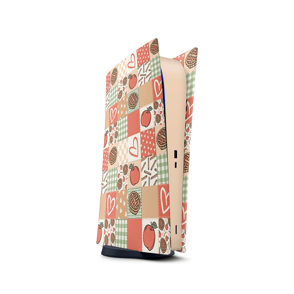Cozy Pie Patchwork PS5 Skins