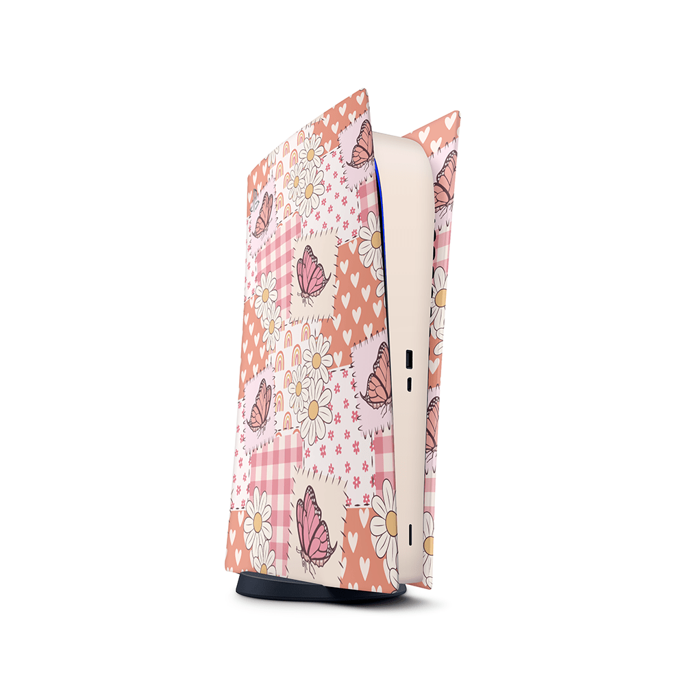 Blush Patchwork PS5 Skins
