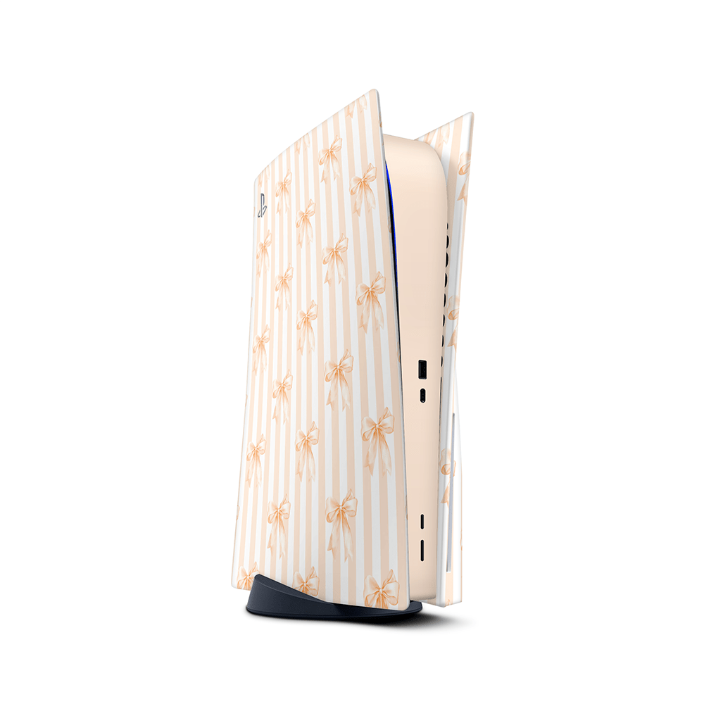 Apricot Bows PS5 Skins
