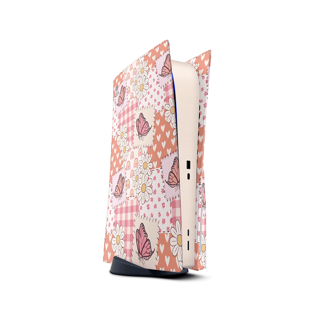 Blush Patchwork PS5 Skins