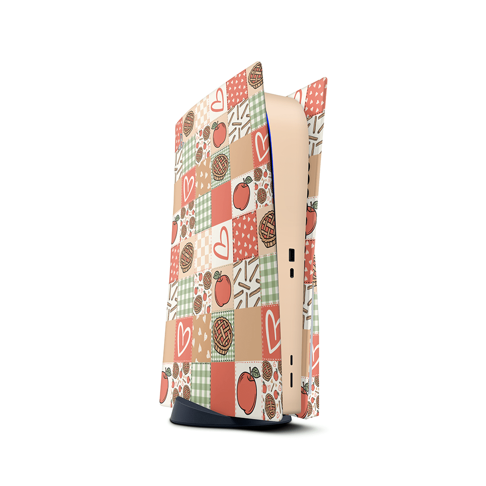 Cozy Pie Patchwork PS5 Skins