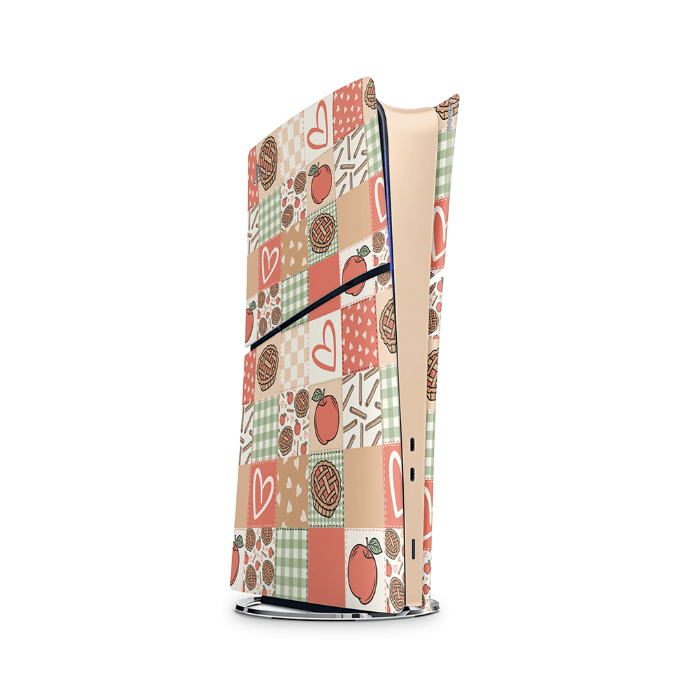 Cozy Pie Patchwork PS5 Skins