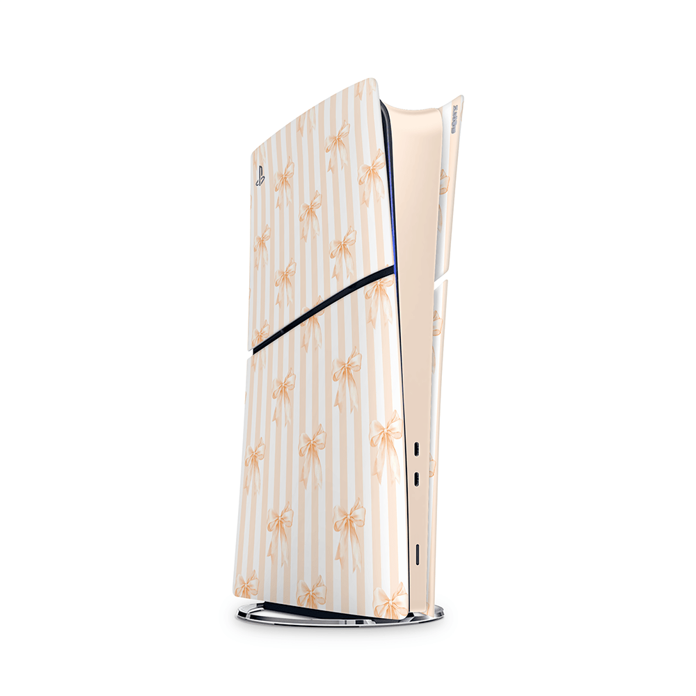 Apricot Bows PS5 Skins